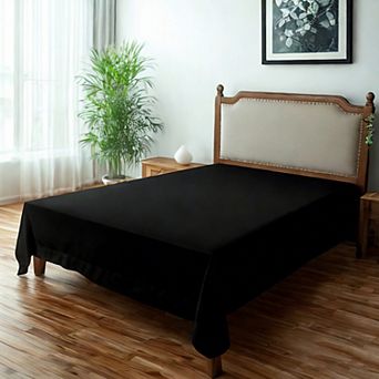 Microfiber Flat Sheet, Ultra Soft Wrinkle Resistant Bed Top Sheet, Lightweight Cooling Bedding Sheet