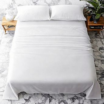 Microfiber Bed Sheet Set, Soft Lightweight Bedding Sheets with Deep Pockets, Wrinkle Resistant