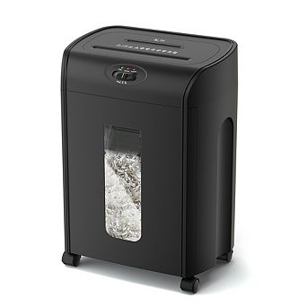 Loheer 15-Sheet Cross Cut Paper Shredder, 4.76 Gallons Heavy Duty Quiet Document CD Destroyer