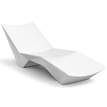 Loheer Pool Lounger, Ergonomic Quick Assembly, Outdoor Chaise for Poolside Relaxation