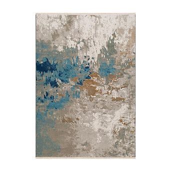 Luxe Weavers Bohemian Abstract Fringed Area Rug-