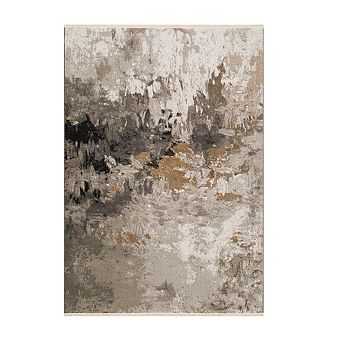 Luxe Weavers Bohemian Abstract Fringed Area Rug-
