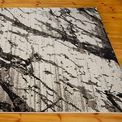 Luxe Weavers Modern Abstract Splatter Area Rug Stain-Resistant Carpet