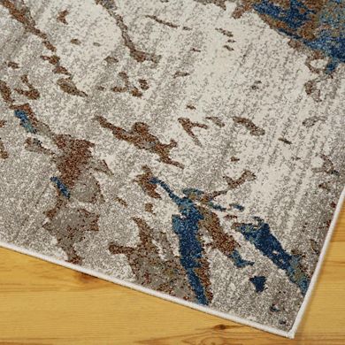 Luxe Weavers Modern Abstract Splatter Area Rug Stain-Resistant Carpet
