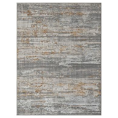 Luxe Weavers Abstract Textured Area Rug