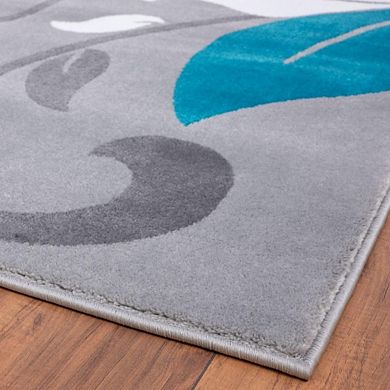 Luxe Weavers Floral Modern Area Rug for Living Rooms