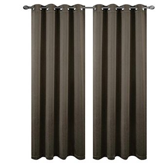 Luxe Weavers Eco Collection Pair of Window Panels, 100% Blackout Curtains