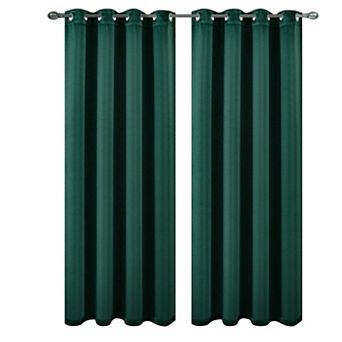 Luxe Weavers Eco Collection Pair of Window Panels, 100% Blackout Curtains