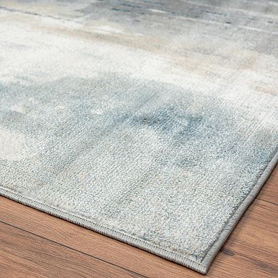 Luxe Weavers Distressed Abstract Area Rug