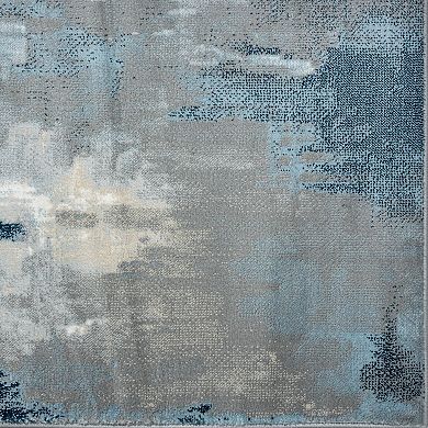 Luxe Weavers Distressed Abstract Area Rug