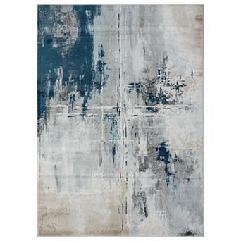 Luxe Weavers Distressed Abstract Area Rug