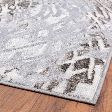 Luxe Weavers Abstract Textured Area Rug