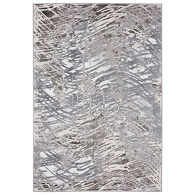 Luxe Weavers Abstract Textured Area Rug