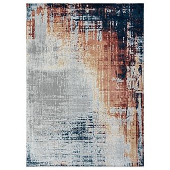 Luxe Weavers Modern Distressed Abstract Area Rug