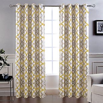 DriftAway Alexander Blackout Curtains for Living Room Pattern Match Thermal Insulated Mid Century
