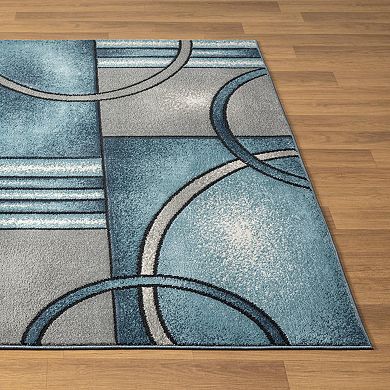 Luxe Weavers Art Deco Geometric Area Rug