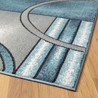 Luxe Weavers Art Deco Geometric Area Rug