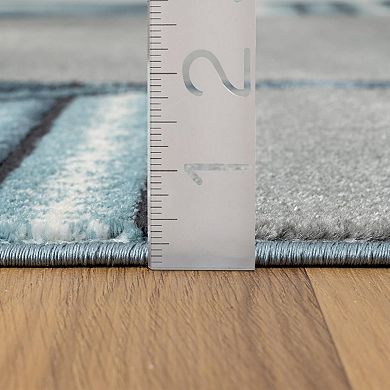 Luxe Weavers Art Deco Geometric Area Rug