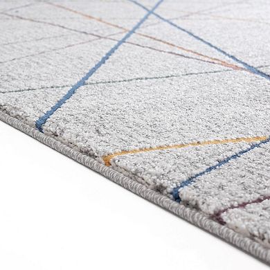 Luxe Weavers Modern Abstract Lines Area Rug