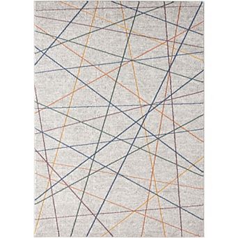 Luxe Weavers Modern Abstract Lines Area Rug