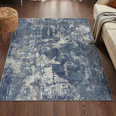 Luxe Weavers Contemporary Abstract Coastal Area Rug