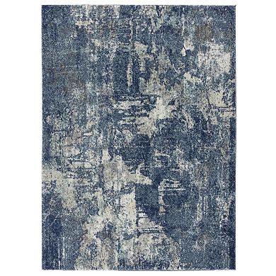 Luxe Weavers Contemporary Abstract Coastal Area Rug