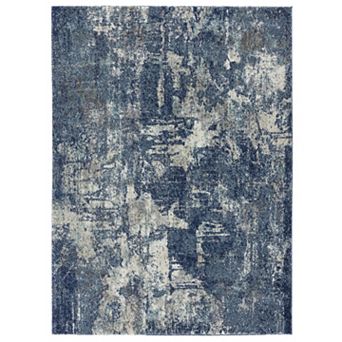 Luxe Weavers Contemporary Abstract Coastal Area Rug