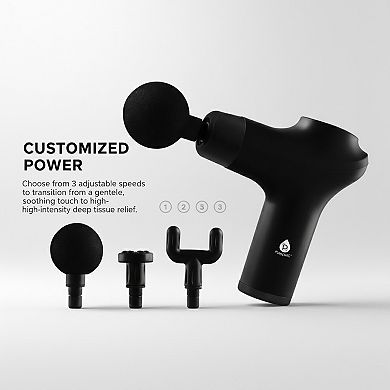 Percussion Powerhouse: 9-Speed Professional & 3-Speed Portable Massage Gun Set