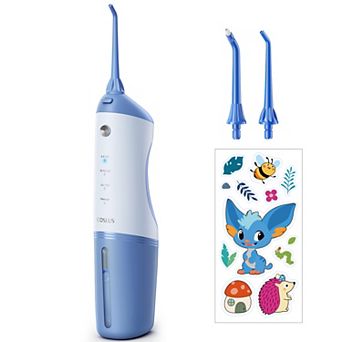 COSLUS CX31 Kids Water Flosser 4 modes, ages 6+, safe & waterproof. Portable, rechargeable