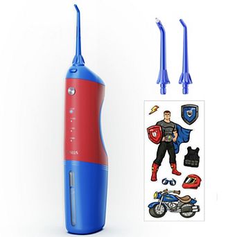 COSLUS CX31 Kids Water Flosser 4 modes, ages 6+, safe & waterproof. Portable, rechargeable