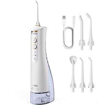 COSLUS E40 Cordless Water Flosser, 10 Pressure Settings, Rechargeable, Portable for Travel