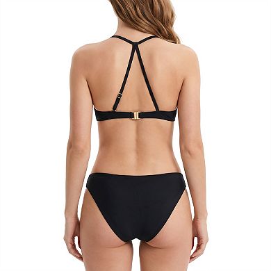 Charmo Women Cage Strap Halter Triangle Bikini Set