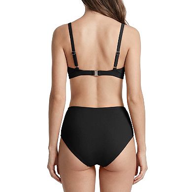 Charmo Women Twist Front High Waist Adjustable Bikini Set
