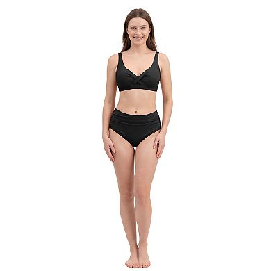 Charmo Women Twist Front High Waist Adjustable Bikini Set