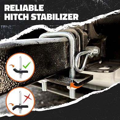 Steel Anti Rattle Hitch Stabilizer