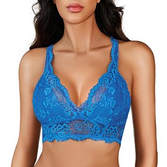 Avidlove Wireless Bra Camisole Top for Women Racerback Everyday Lingerie Lace Bralettes Tops