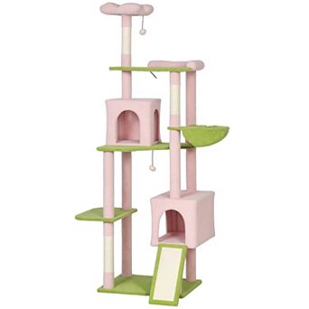 Extra Large Flower Shaped Cat Tower Comprehensive Climbing And Rest Structure