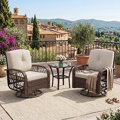 3-Piece Outdoor Patio Furniture Set