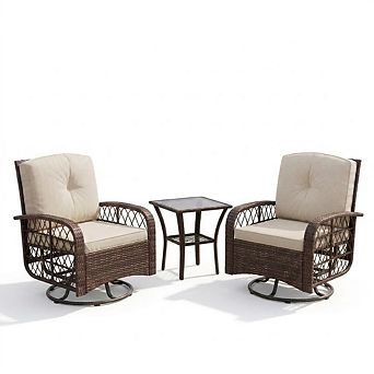 3 pc Outdoor Patio Furniture Set