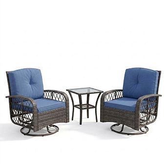 3 pc Outdoor Patio Furniture Set