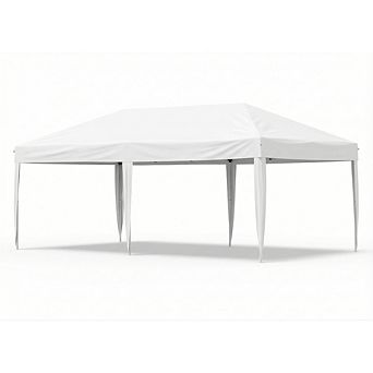 10x20 Pop Up Canopy, One Push Setup, UPF 50+, Waterproof, Wheeled Bag