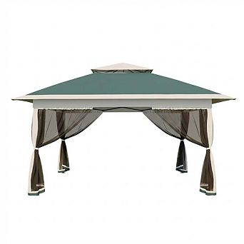 13x13ft Pop-Up Canopy, Mosquito Net & Sidewalls, Waterproof UV