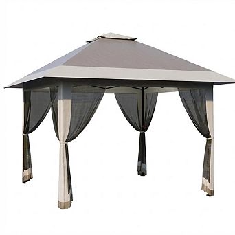 13x13ft Pop-Up Canopy, Mosquito Net & Sidewalls, Waterproof UV