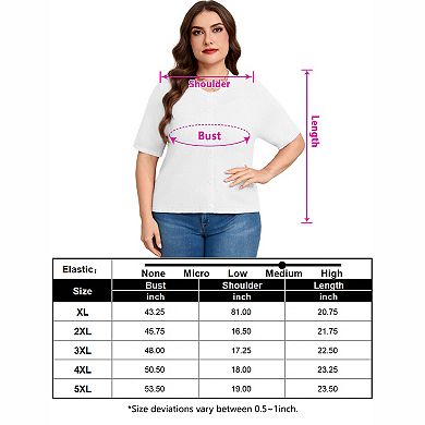 Women's Plus Size Short Sleeve Cardigan