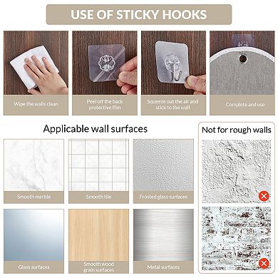 4 Pack Wall Hanging Storage Organizer, Cotton Linen Wall Pocket Organizer with Waterproof Coating