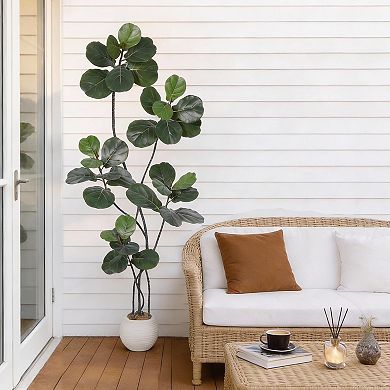 Faux Fiddle Leaf Fig Tree Artificial Plant