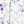Purple Floral White