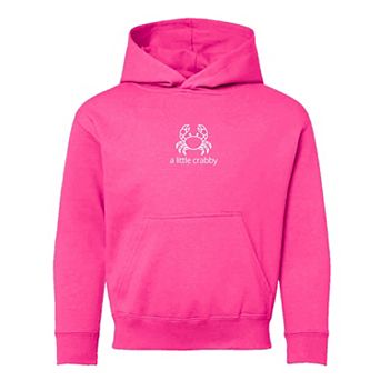 A Little Crabby Outline - Youth Graphic Hoodie
