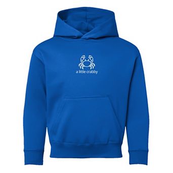 A Little Crabby Outline - Youth Graphic Hoodie