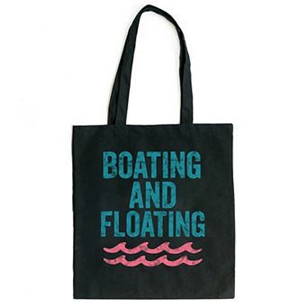 Boating And Floating Distressed - Canvas Tote